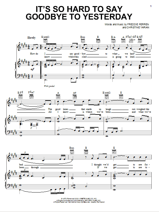 Boyz II Men It's So Hard To Say Goodbye To Yesterday sheet music notes and chords arranged for Trombone Solo