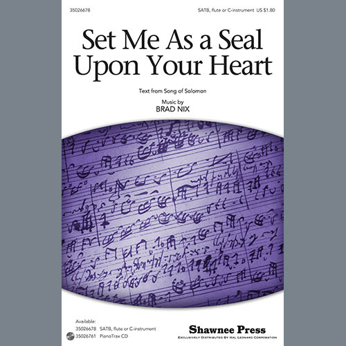 Easily Download Brad Nix Printable PDF piano music notes, guitar tabs for  SATB Choir. Transpose or transcribe this score in no time - Learn how to play song progression.