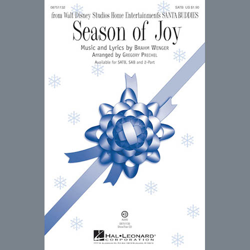 Easily Download Brahm Wenger Printable PDF piano music notes, guitar tabs for  SAB Choir. Transpose or transcribe this score in no time - Learn how to play song progression.