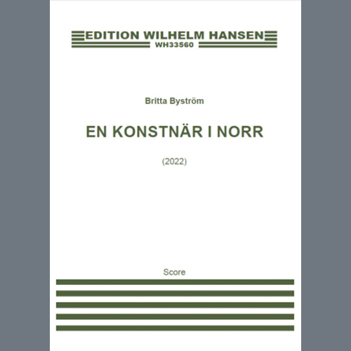 Easily Download Britta Byström Printable PDF piano music notes, guitar tabs for  Piano & Vocal. Transpose or transcribe this score in no time - Learn how to play song progression.
