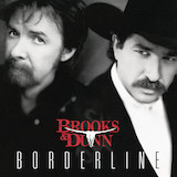 Brooks & Dunn 'A Man This Lonely' Piano, Vocal & Guitar Chords (Right-Hand Melody)