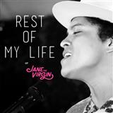 Bruno Mars 'The Rest Of My Life' Piano, Vocal & Guitar Chords (Right-Hand Melody)