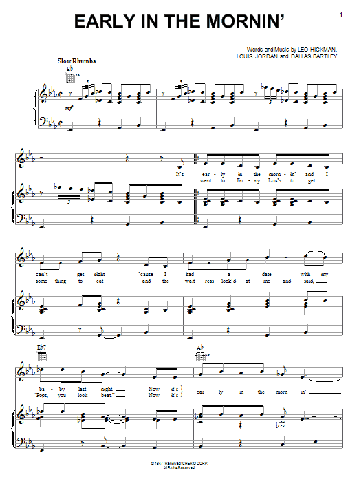 Buddy Guy Early In The Mornin' sheet music notes and chords arranged for Real Book – Melody, Lyrics & Chords
