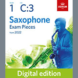 Camille Saint-Saens 'L'éléphant (from Le carnaval des animaux) (Grade 1 C3 from the ABRSM Saxophone syllabus from 2022)' Alto Sax Solo