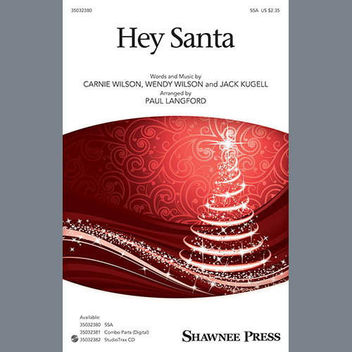 Easily Download Carnie & Wendy Wilson Printable PDF piano music notes, guitar tabs for  SSA Choir. Transpose or transcribe this score in no time - Learn how to play song progression.