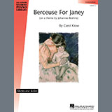 Carol Klose 'Berceuse For Janey' Educational Piano