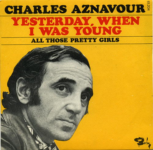 Easily Download Charles Aznavour Printable PDF piano music notes, guitar tabs for  Piano, Vocal & Guitar Chords (Right-Hand Melody). Transpose or transcribe this score in no time - Learn how to play song progression.