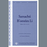 Charles Osborne 'Samachti B'omrim Li' SATB Choir