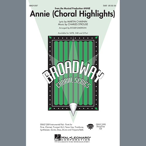 Easily Download Charles Strouse Printable PDF piano music notes, guitar tabs for  2-Part Choir. Transpose or transcribe this score in no time - Learn how to play song progression.