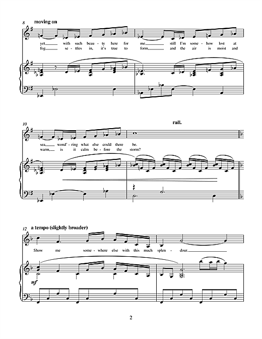 Charles Miller & Kevin Hammonds Sail Me There (from Hope) sheet music notes and chords arranged for Piano & Vocal