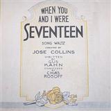 Chas Rosoff 'When You And I Were Seventeen' Piano, Vocal & Guitar Chords