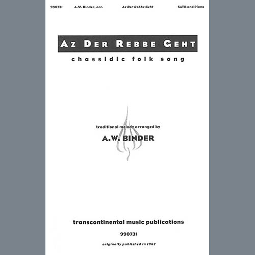 Easily Download Chassidic Folk Song Printable PDF piano music notes, guitar tabs for  SATB Choir. Transpose or transcribe this score in no time - Learn how to play song progression.