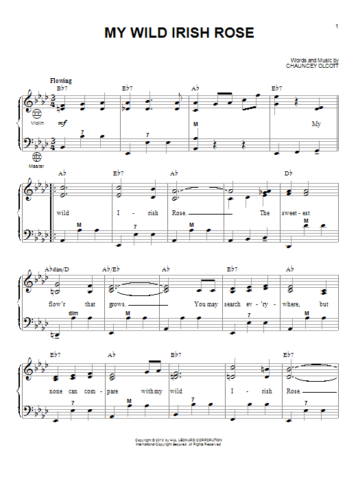 Gary Meisner My Wild Irish Rose sheet music notes and chords arranged for Accordion
