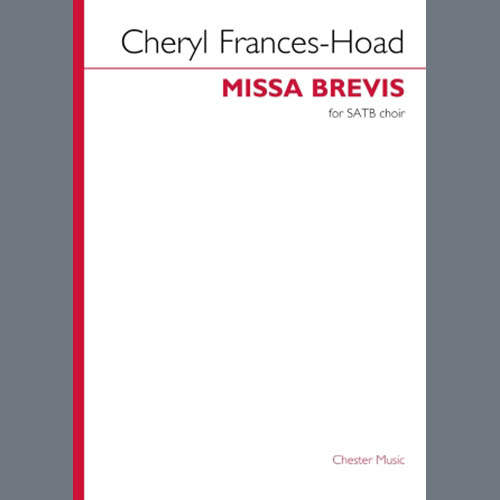 Easily Download Cheryl Frances-Hoad Printable PDF piano music notes, guitar tabs for  SATB Choir. Transpose or transcribe this score in no time - Learn how to play song progression.