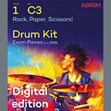 Chris Woodham 'Rock, Paper, Scissors!  (Grade 1, list C3, from the ABRSM Drum Kit Syllabus 2024)' Drums