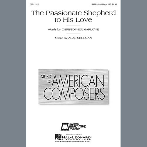 Easily Download Christopher Marlowe Printable PDF piano music notes, guitar tabs for  SATB Choir. Transpose or transcribe this score in no time - Learn how to play song progression.