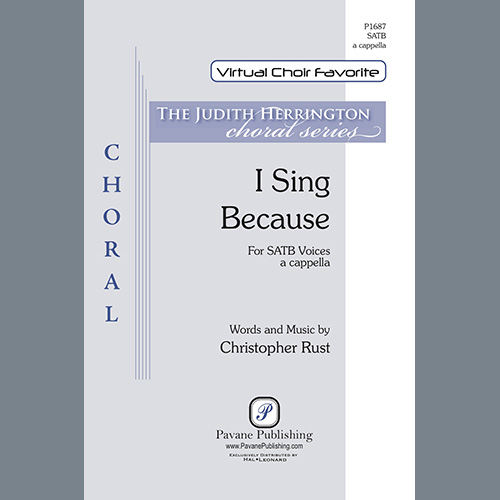 Easily Download Christopher Rust Printable PDF piano music notes, guitar tabs for  SATB Choir. Transpose or transcribe this score in no time - Learn how to play song progression.