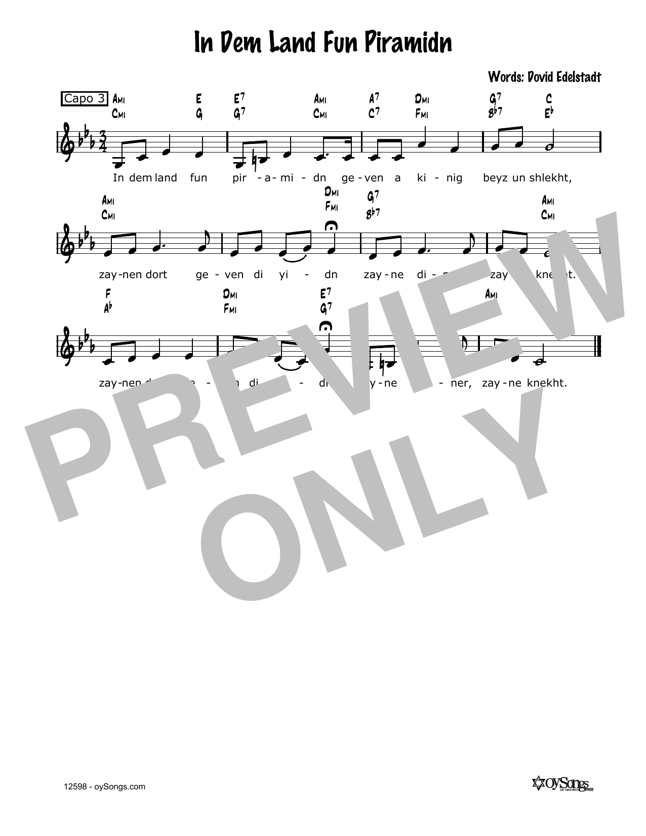 Cindy Paley In Dem Land Fun Piramidn sheet music notes and chords arranged for Lead Sheet / Fake Book