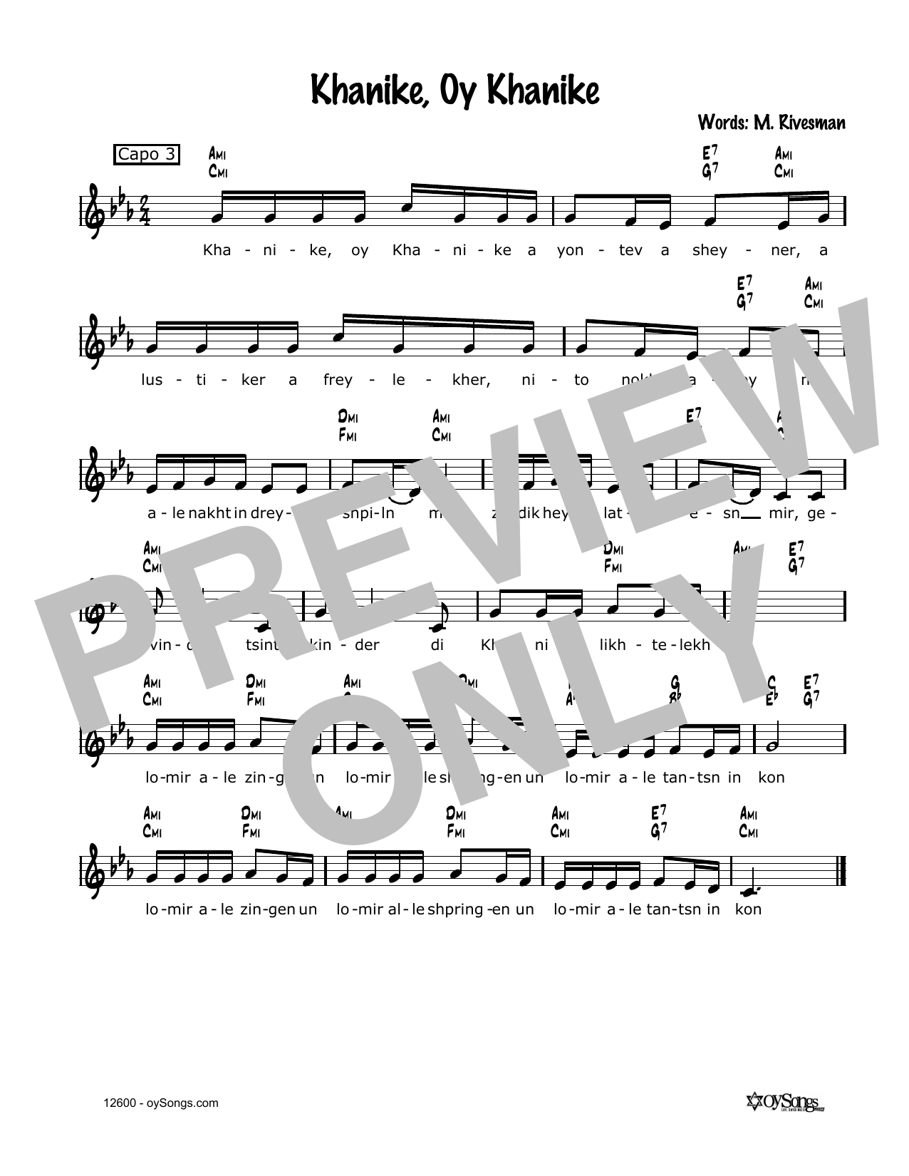 Cindy Paley Khanike, Oy Khanike sheet music notes and chords arranged for Lead Sheet / Fake Book