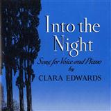 Clara Edwards 'Into The Night' Piano & Vocal