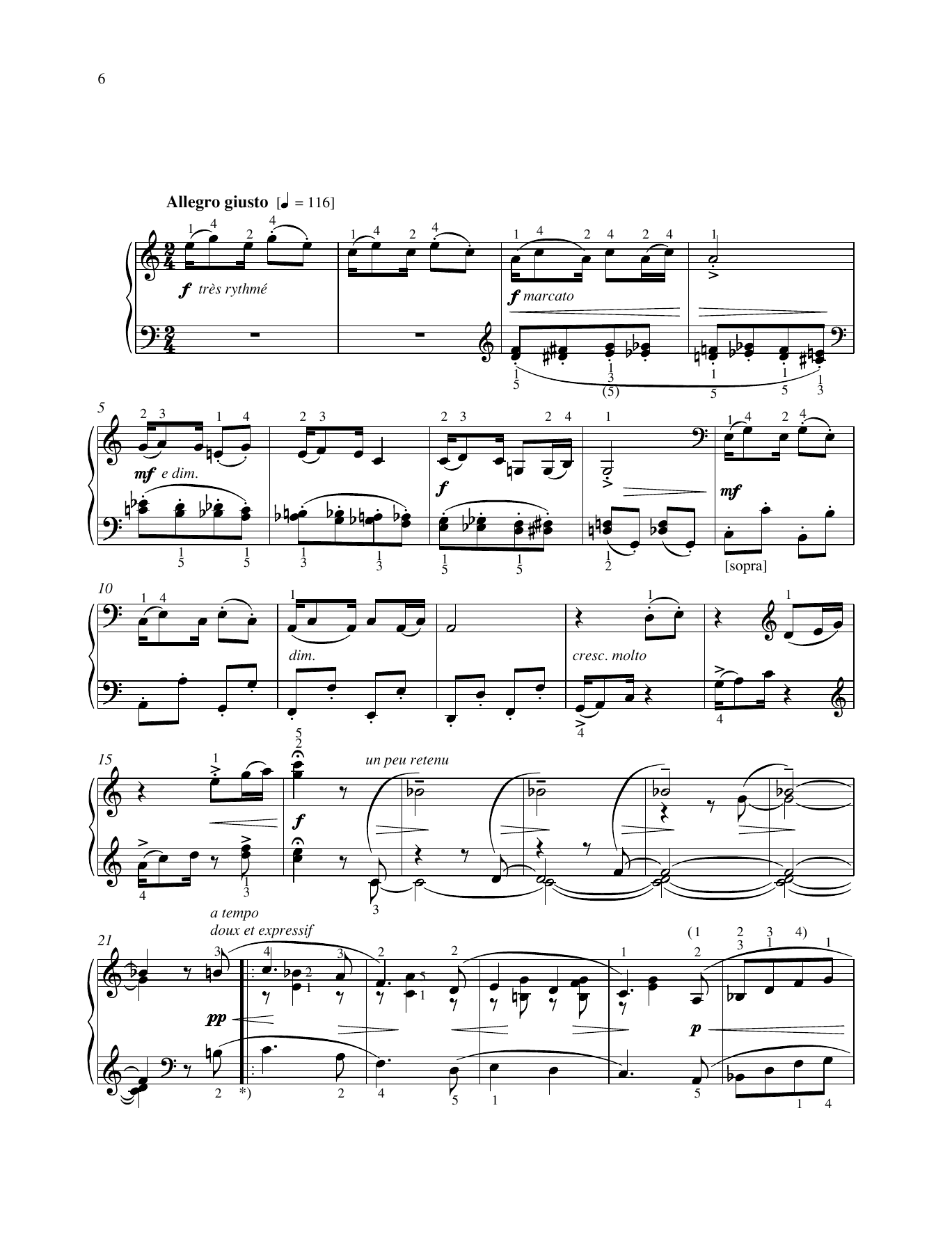 Claude Debussy The Little Negro sheet music notes and chords arranged for Piano Solo