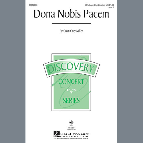 Easily Download Cristi Cary Miller Printable PDF piano music notes, guitar tabs for  3-Part Mixed Choir. Transpose or transcribe this score in no time - Learn how to play song progression.