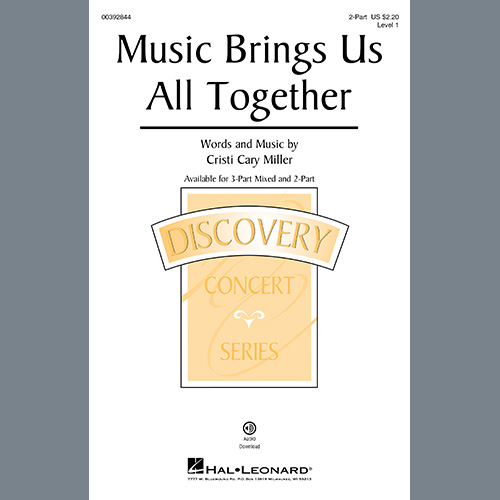 Easily Download Cristi Cary Miller Printable PDF piano music notes, guitar tabs for  2-Part Choir. Transpose or transcribe this score in no time - Learn how to play song progression.
