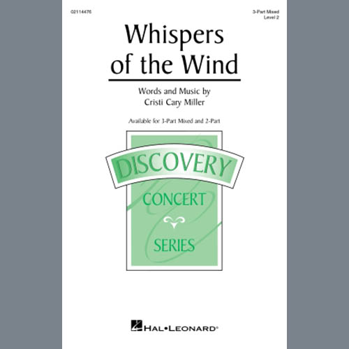 Easily Download Cristi Cary Miller Printable PDF piano music notes, guitar tabs for  3-Part Mixed Choir. Transpose or transcribe this score in no time - Learn how to play song progression.