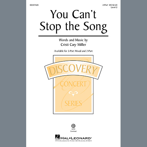 Easily Download Cristi Cary Miller Printable PDF piano music notes, guitar tabs for  2-Part Choir. Transpose or transcribe this score in no time - Learn how to play song progression.