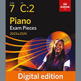 D G Rahbee 'Prelude: Twilight (Grade 7, list C2, from the ABRSM Piano Syllabus 2023 & 2024)' Piano Solo