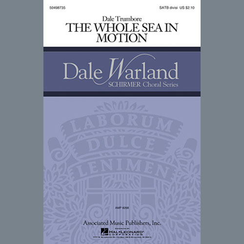 Easily Download Dale Trumbore Printable PDF piano music notes, guitar tabs for  SATB Choir. Transpose or transcribe this score in no time - Learn how to play song progression.