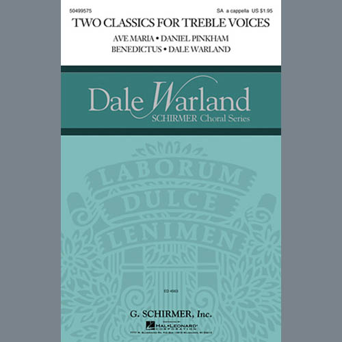 Easily Download Dale Warland Printable PDF piano music notes, guitar tabs for  2-Part Choir. Transpose or transcribe this score in no time - Learn how to play song progression.