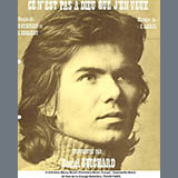 Daniel Guichard 'Ce n'est pas à Dieu que j'en veux' Piano & Vocal