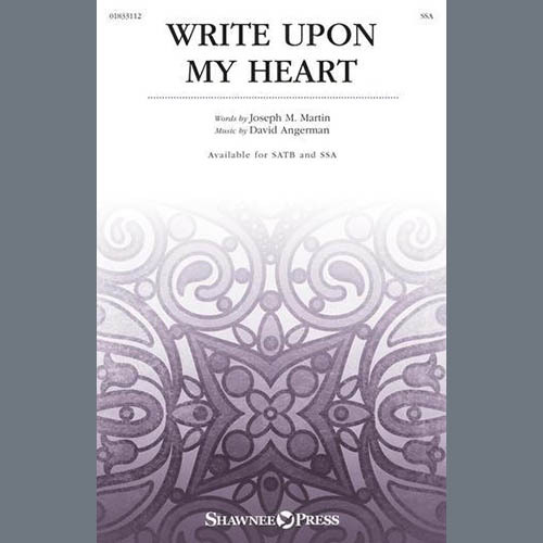 Easily Download David Angerman Printable PDF piano music notes, guitar tabs for  SSA Choir. Transpose or transcribe this score in no time - Learn how to play song progression.
