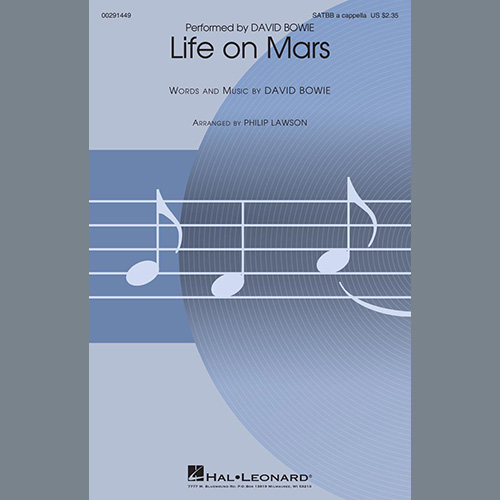 Easily Download David Bowie Printable PDF piano music notes, guitar tabs for  SATB Choir. Transpose or transcribe this score in no time - Learn how to play song progression.