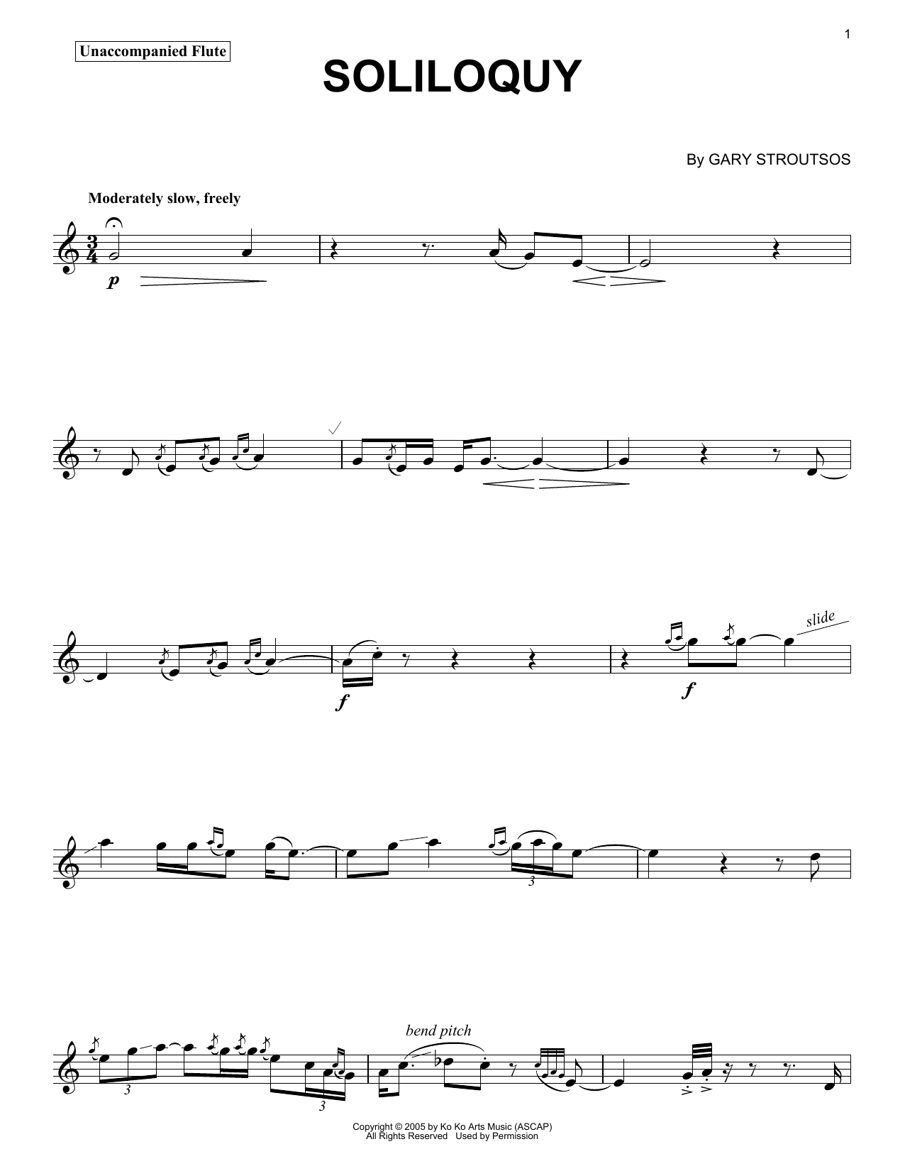 David Lanz & Gary Stroutsos Soliloquy sheet music notes and chords arranged for Piano Solo