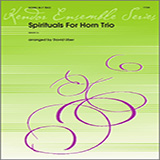 Download David Uber Spirituals For Horn Trio - 2nd Horn in F Sheet Music and Printable PDF music notes