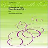 Download David Uber Spirituals For Trombone Trio - 1st Trombone Sheet Music and Printable PDF music notes