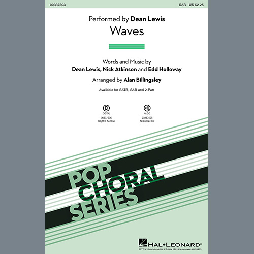 Easily Download Dean Lewis Printable PDF piano music notes, guitar tabs for  SAB Choir. Transpose or transcribe this score in no time - Learn how to play song progression.