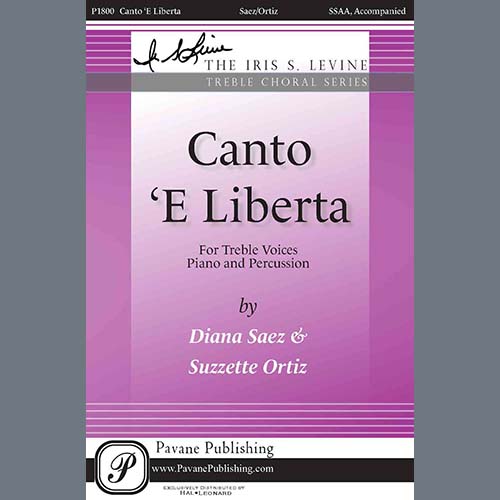 Easily Download Diana Saez & Suzzette Ortiz Printable PDF piano music notes, guitar tabs for  SSAA Choir. Transpose or transcribe this score in no time - Learn how to play song progression.