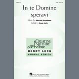 Dietrich Buxtehude 'In Te Domine Speravi (ed. Ryan Kelly)' SAB Choir