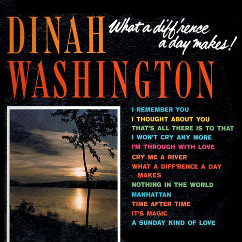 Easily Download Dinah Washington Printable PDF piano music notes, guitar tabs for  Piano, Vocal & Guitar Chords (Right-Hand Melody). Transpose or transcribe this score in no time - Learn how to play song progression.