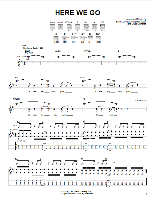 Dispatch Here We Go sheet music notes and chords arranged for Guitar Tab