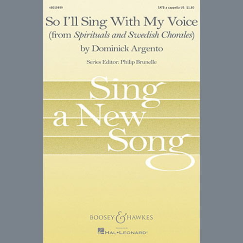 Easily Download Dominick Argento Printable PDF piano music notes, guitar tabs for  SATB Choir. Transpose or transcribe this score in no time - Learn how to play song progression.
