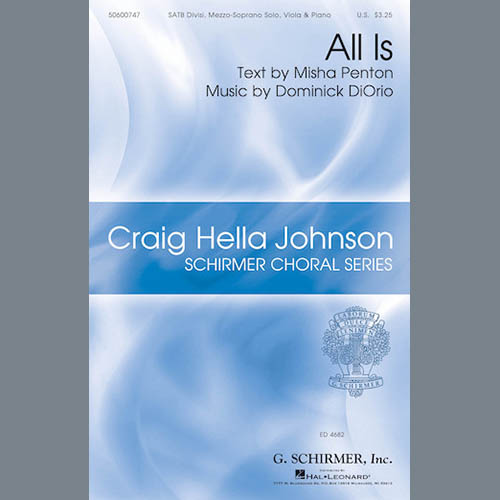 Easily Download Dominick DiOrio Printable PDF piano music notes, guitar tabs for  SATB Choir. Transpose or transcribe this score in no time - Learn how to play song progression.