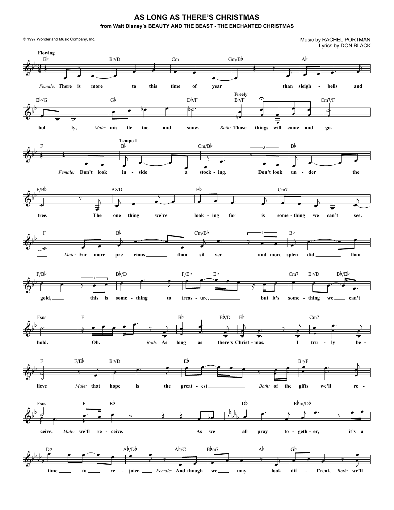 Don Black As Long As There's Christmas sheet music notes and chords arranged for Viola Solo