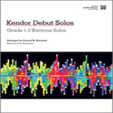 Download Donald M. Sherman Kendor Debut Solos - Baritone B.C. Sheet Music and Printable PDF music notes