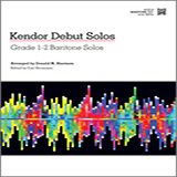 Download Donald M. Sherman Kendor Debut Solos - Baritone T.C. Sheet Music and Printable PDF music notes