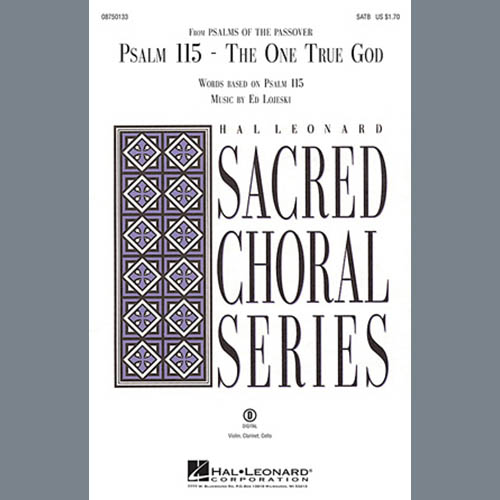 Easily Download Ed Lojeski Printable PDF piano music notes, guitar tabs for  SATB Choir. Transpose or transcribe this score in no time - Learn how to play song progression.