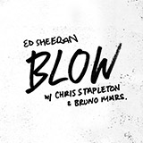 Ed Sheeran, Chris Stapleton & Bruno Mars 'BLOW' Guitar Rhythm Tab
